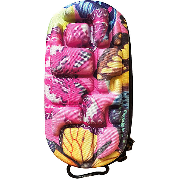 фото 3d пенал madpax ledlox pencil case premium butterfly, 23х10х5 см