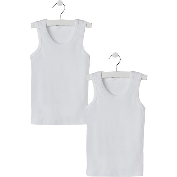 

Майка Весёлый малыш, 2 шт, Белый, Майка Весёлый малыш, 2 шт