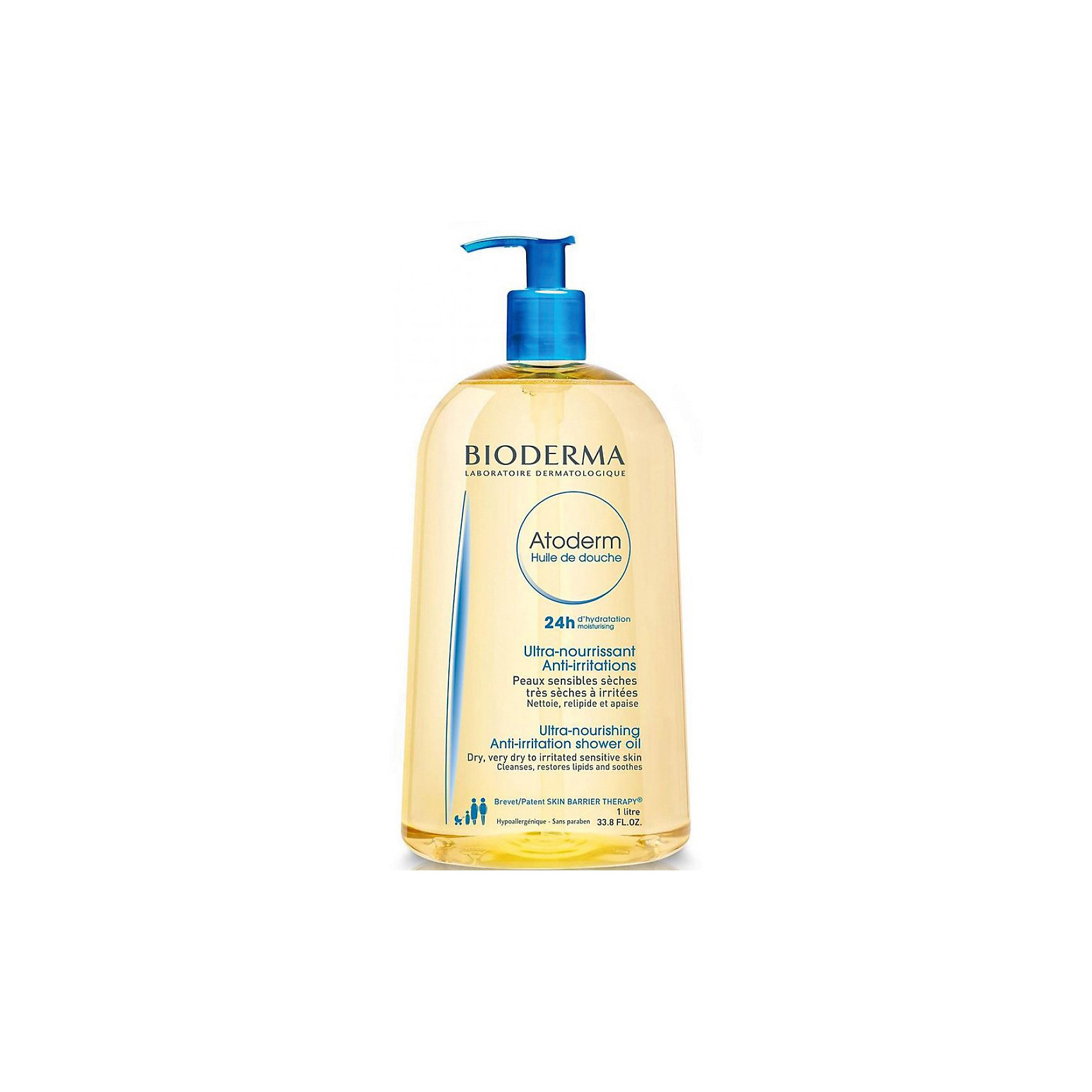 фото Масло для душа bioderma atoderm, 1 л