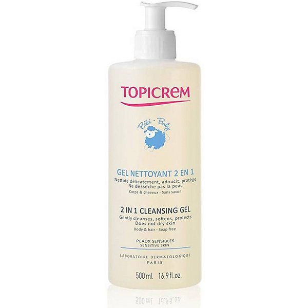 

Гель 2 в 1 для тела и волос Topicrem, 500 мл