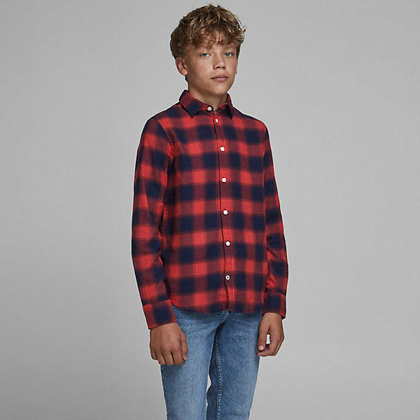 

Рубашка Jack & Jones Junior, Красный, Рубашка Jack & Jones Junior