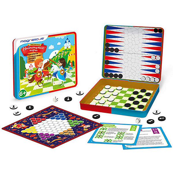 

Магнитные настольные игры Magneticus 4-в-1