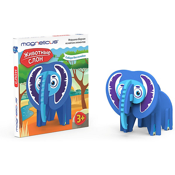 фото Игрушка сборная magneticus слон