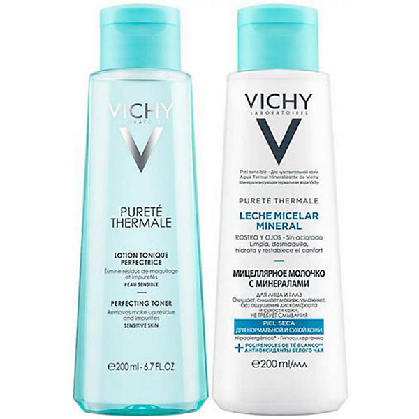 

Совершенствующий тоник и мицеллярная вода Vichy, 200 мл + 200 мл