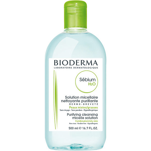 фото Себиум h2o мицеллярная вода 500 мл bioderma