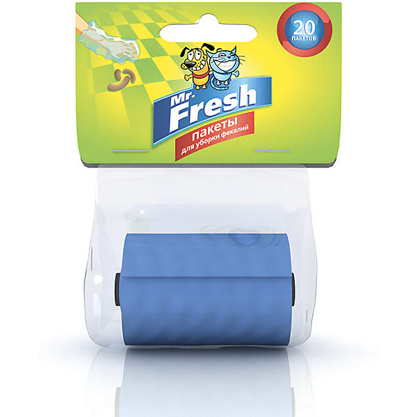 

Пакеты для уборки фекалий Mr.Fresh сменный рулон, 20 шт