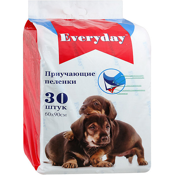 фото Впитывающие пелёнки everyday для животных 30 шт, 60х90 см