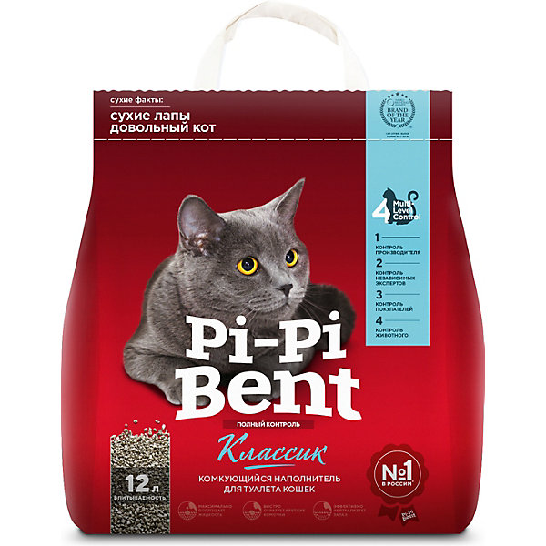 

Наполнитель для кошачьих туалетов Pi-Pi Bent Classik комкующийся, 5 кг
