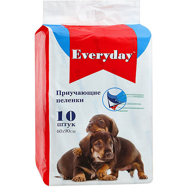 

Впитывающие пелёнки Everyday для животных 10 шт, 60х90 см