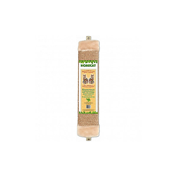 

Когтеточка Homecat верёвочная с кошачьей мятой, 50х11 см