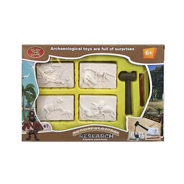

Набор для раскопок Junfa Toys Динозавры, Белый, Набор для раскопок Junfa Toys Динозавры