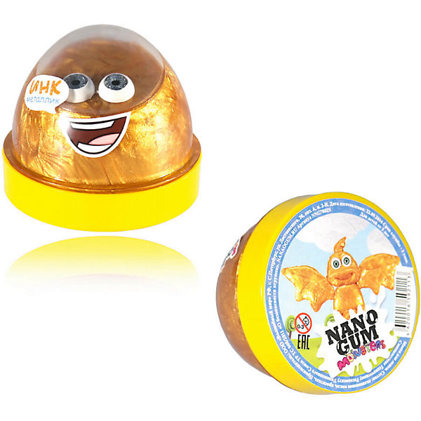 

Жвачка для рук Nano Gum Инк, 50 г, Золотой, Жвачка для рук Nano Gum Инк, 50 г