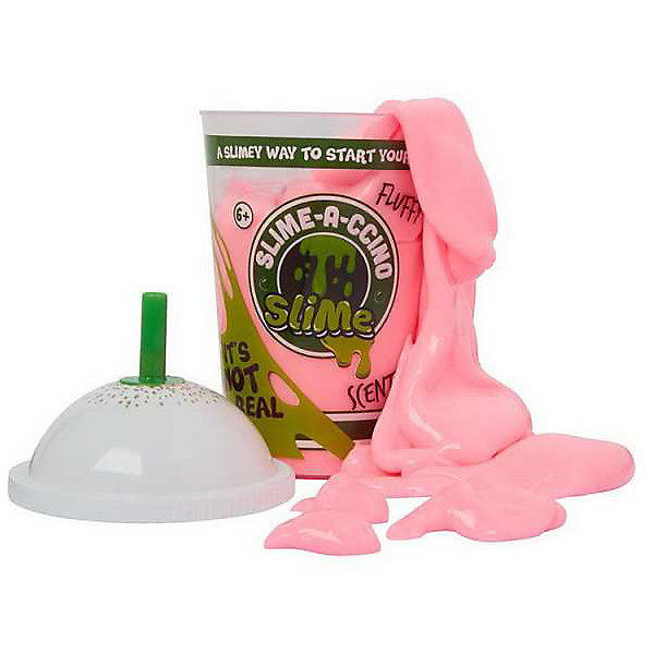 фото Слайм junfa toys slime-a-ccino молочный коктейль