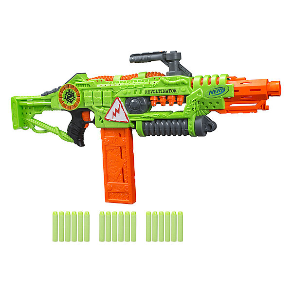 

Бластер Nerf Zombie Strike Revoltinator, Gelb/grün, Бластер Nerf Zombie Strike Revoltinator