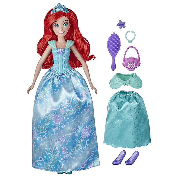 фото Кукла disney princess ариэль в платье с кармашками hasbro