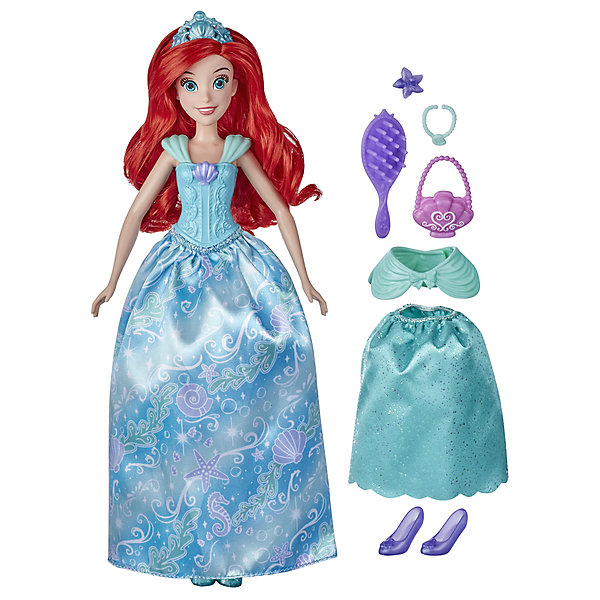 

Кукла Disney Princess Ариэль в платье с кармашками, Разноцветный, Кукла Disney Princess Ариэль в платье с кармашками