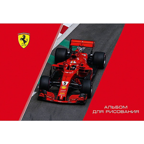 Альбом для рисования Ferrari, 40 листов Полиграф Принт 16371047
