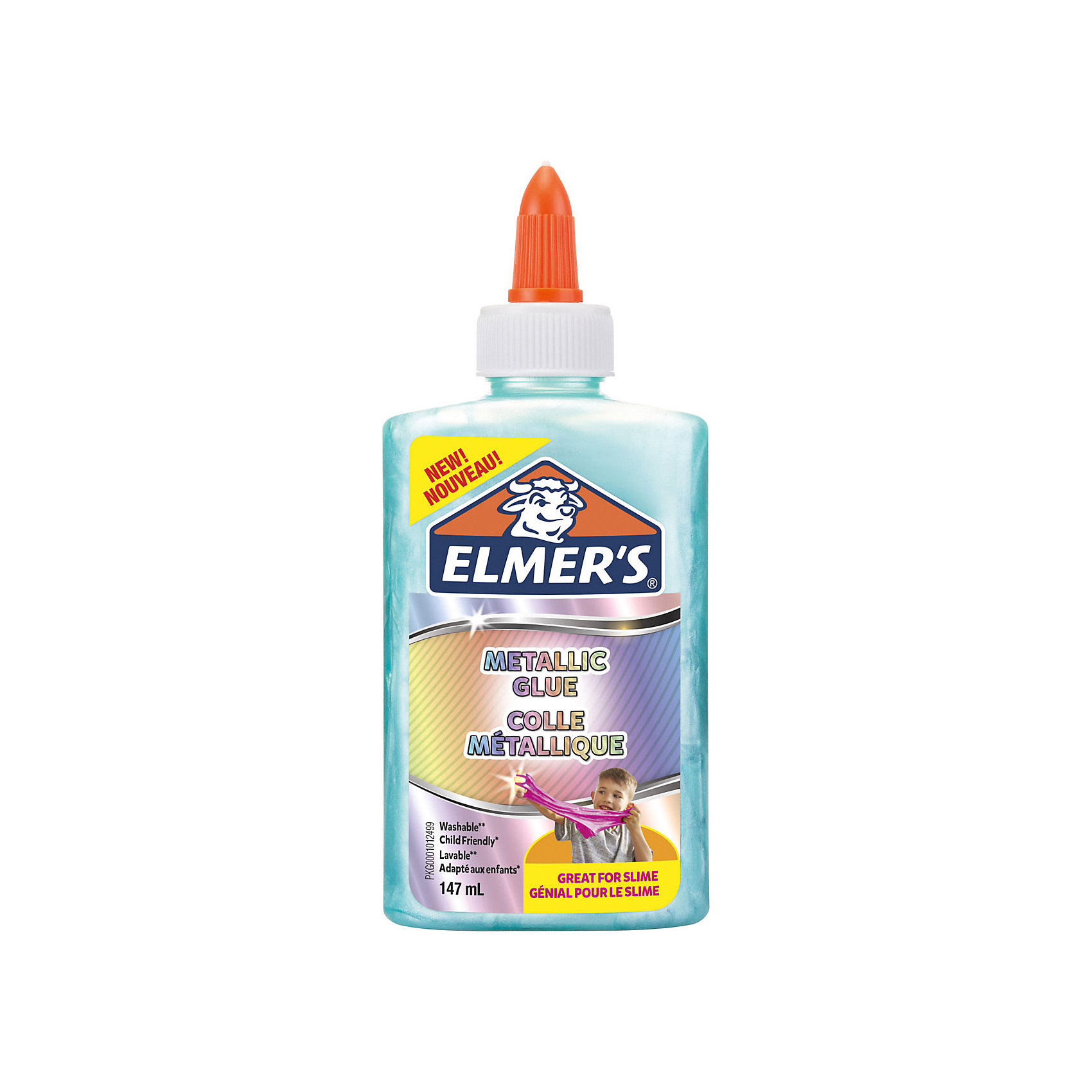 фото Клей для слаймов elmers, металлик бирюзовый, 147 мл elmer's