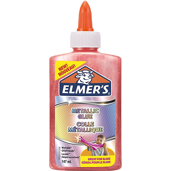 

Клей для слаймов Elmer's, 147 мл, Розовый, Клей для слаймов Elmer's, 147 мл