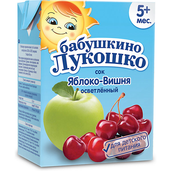 

сок яблочно-вишневый осветленный 200 мл 18 шт