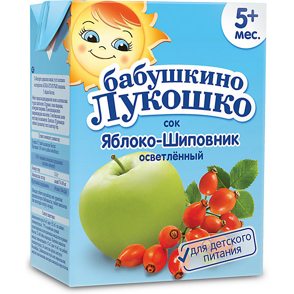 

сок яблочно-шиповниковый осветленный 200 мл 18 шт