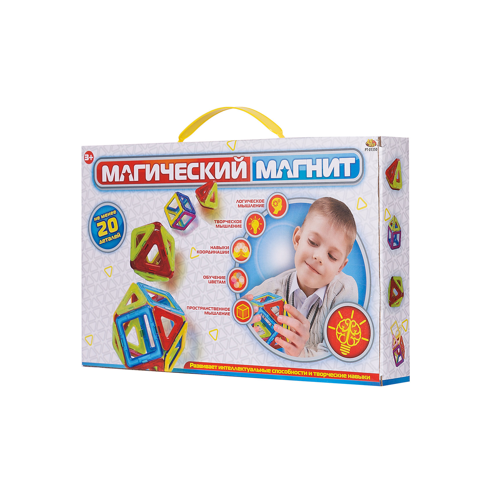 Конструктор "Магический магнит", 20 деталей ABtoys 16399145