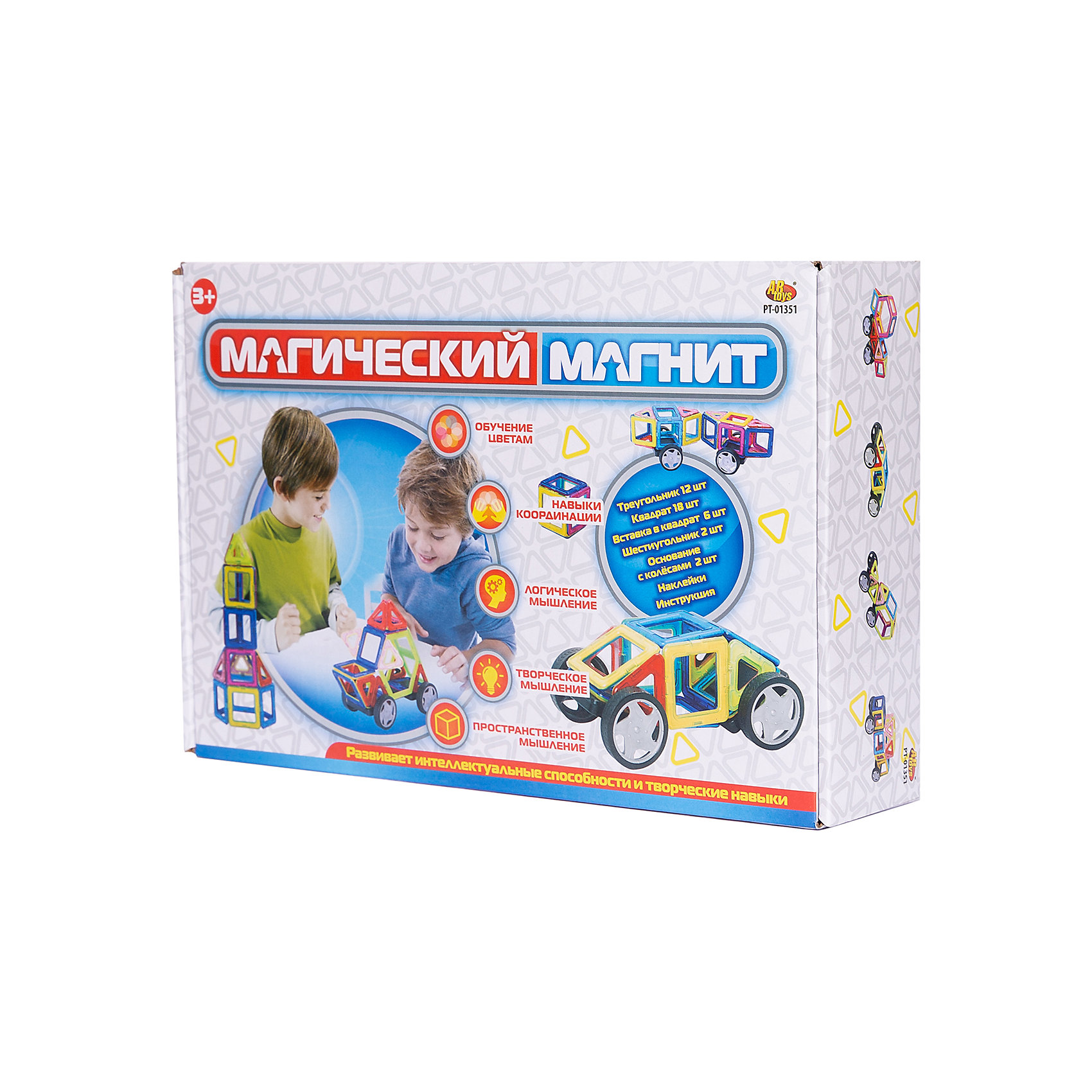 Конструктор "Магический магнит", 40 деталей ABtoys 16399147