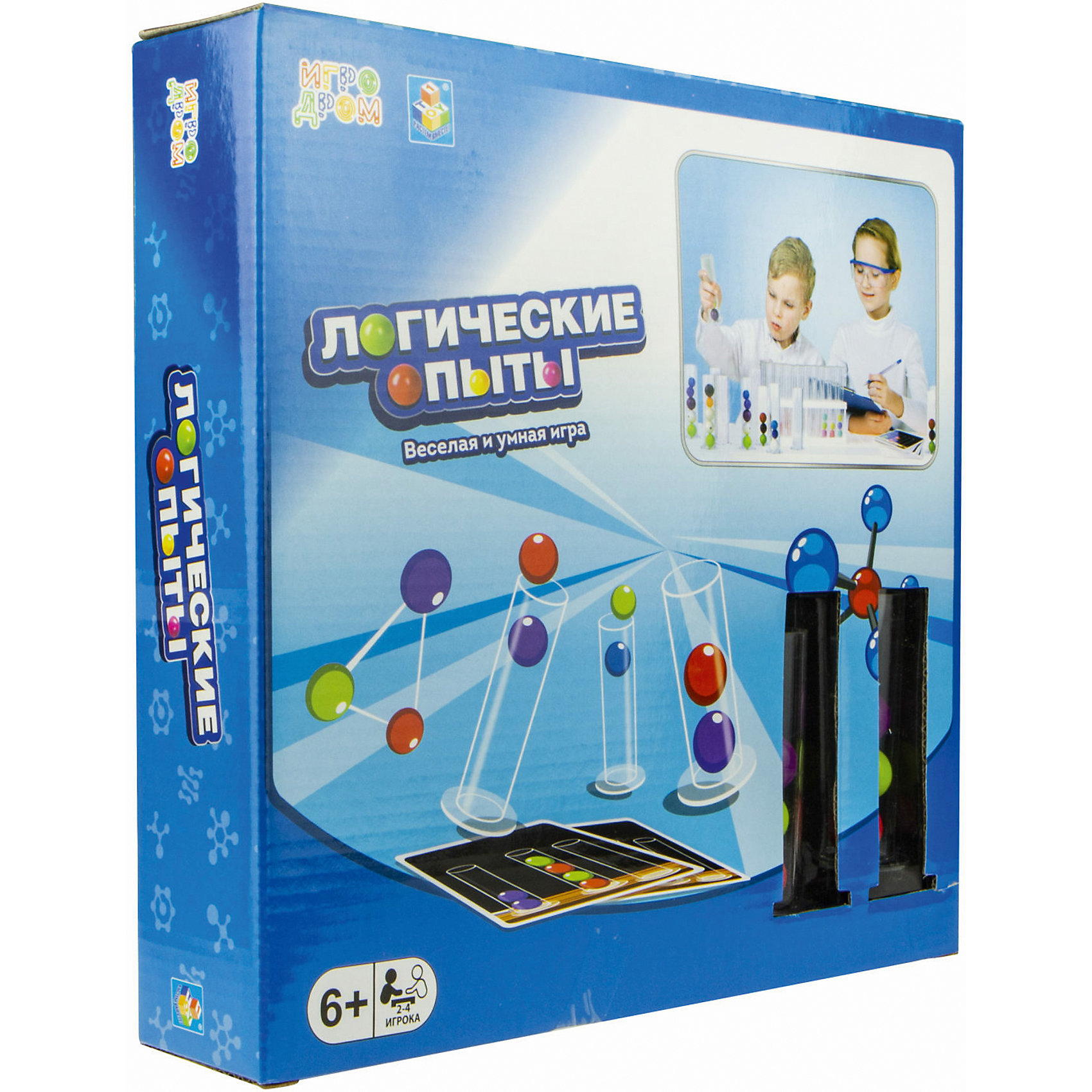 Т16694. Детский набор для экспериментов. Логические эксперименты. Набор bondibon химическая лаборатория. Т16694.