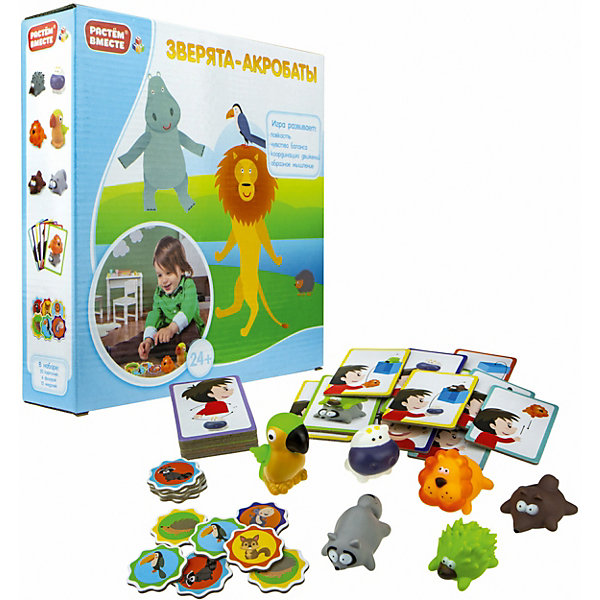 

Игра развивающая 1Toy Зверята - акробаты