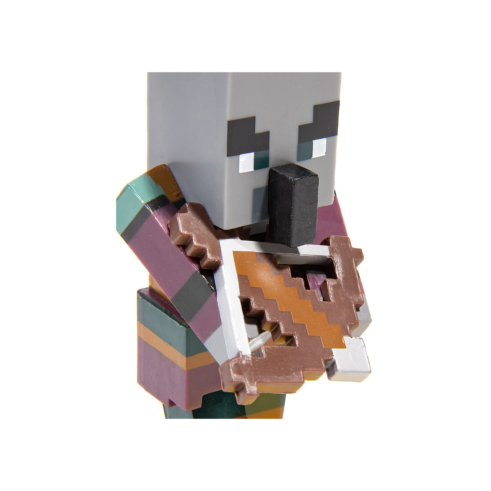 фото Фигурка minecraft adventure figures pillager 4 серия, 10 см