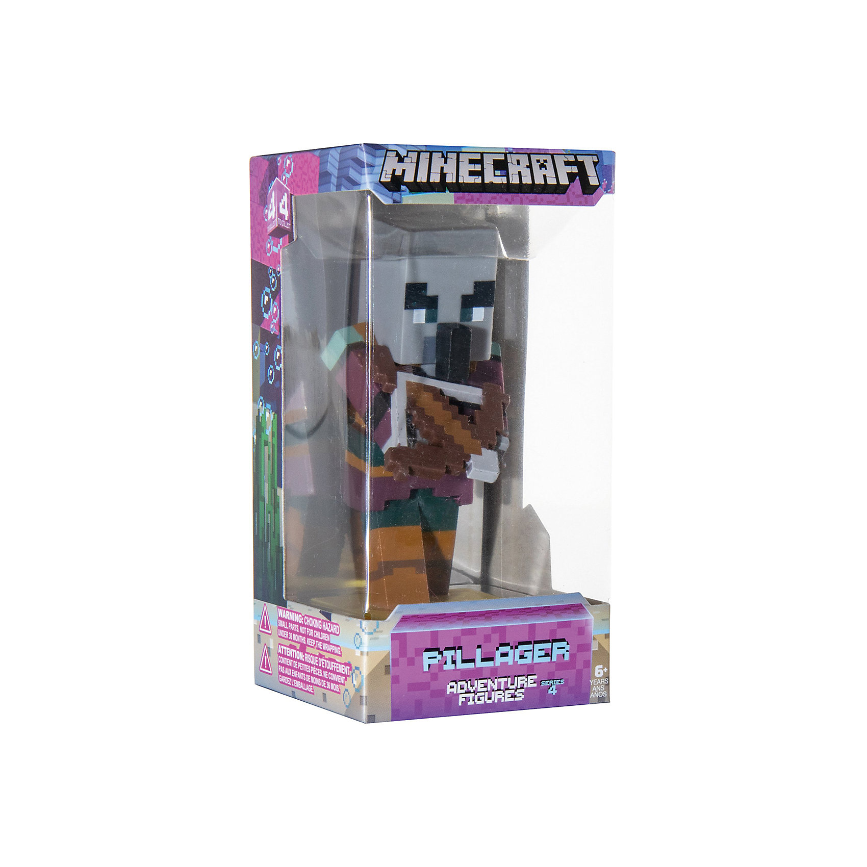 фото Фигурка minecraft adventure figures pillager 4 серия, 10 см