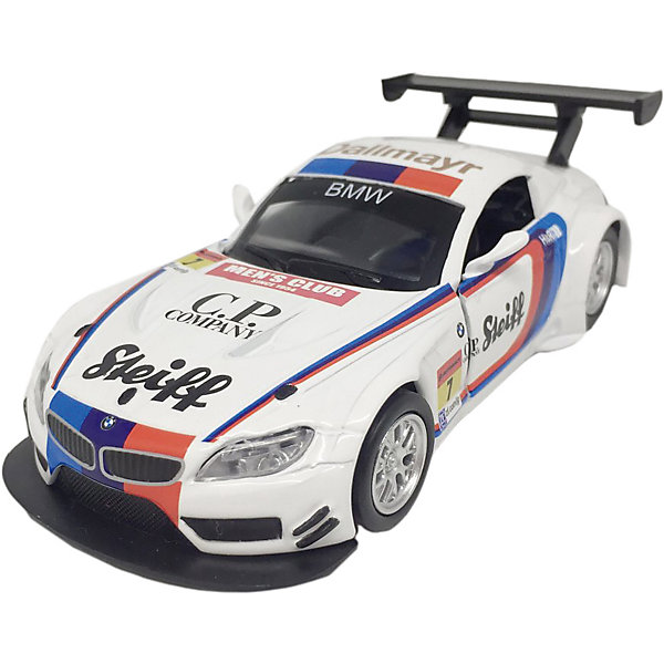 

Машинка Автопанорама BMW Z4 GT3, 1:38, Белый, Машинка Автопанорама BMW Z4 GT3, 1:38