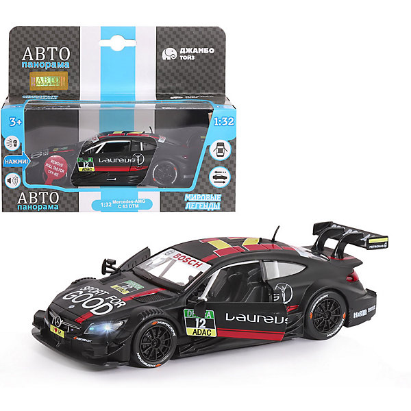 

Машинка Автопанорама Mercedes-AMG C 63 DTM, 1:32, Черный, Машинка Автопанорама Mercedes-AMG C 63 DTM, 1:32