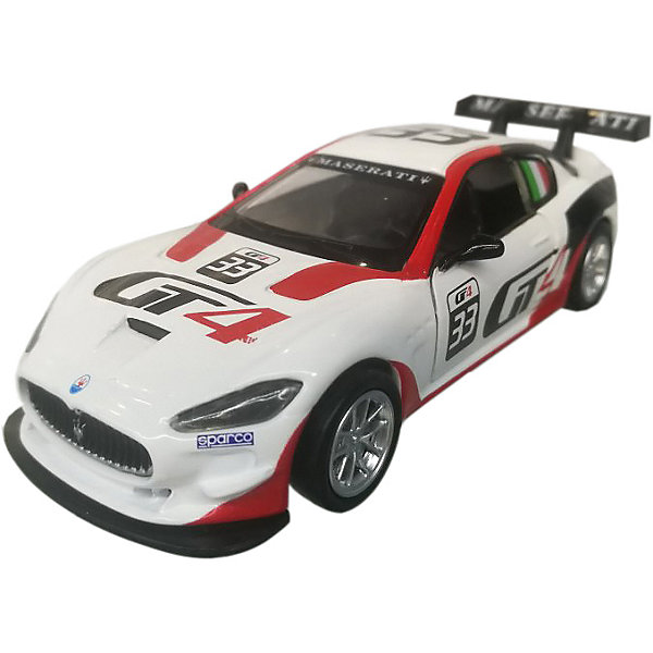 

Машинка Автопанорама Maserati Gran Turismo MC GT4, 1:43, Белый, Машинка Автопанорама Maserati Gran Turismo MC GT4, 1:43