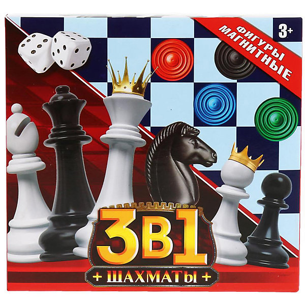 

Набор магнитных настольных игр 3в1 Играем вместе