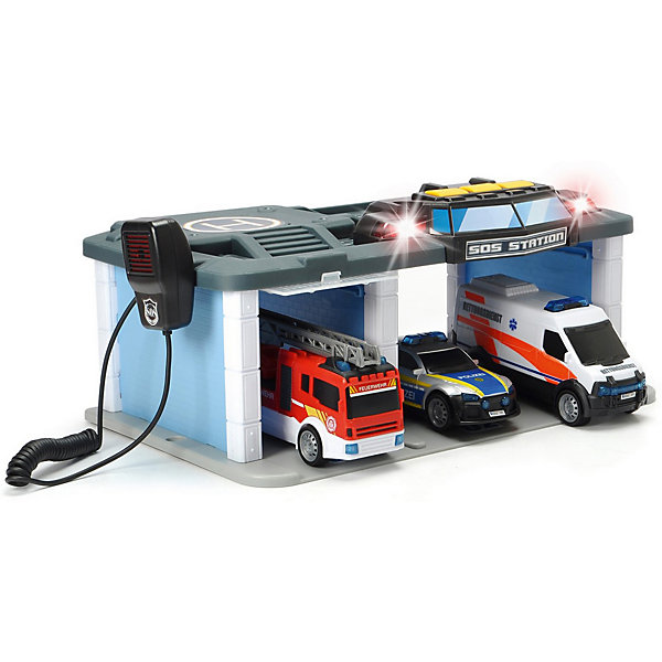 

Игровой набор Dickie Toys Спасательный центр, свет, звук