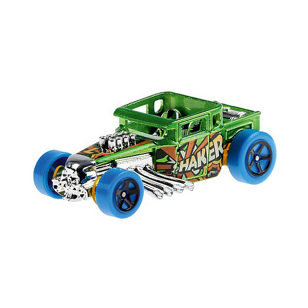 

Базовая машинка Hot Wheels Bone Shaker, Разноцветный, Базовая машинка Hot Wheels Bone Shaker