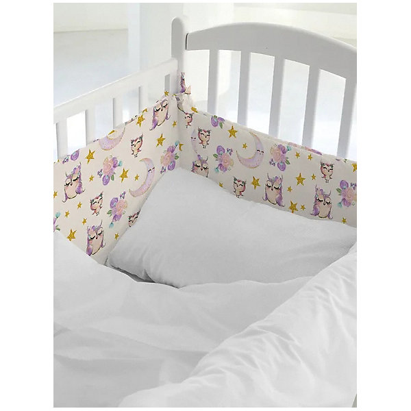 

Бортики Непоседа Cute owls, Weiß/beige, Бортики Непоседа Cute owls