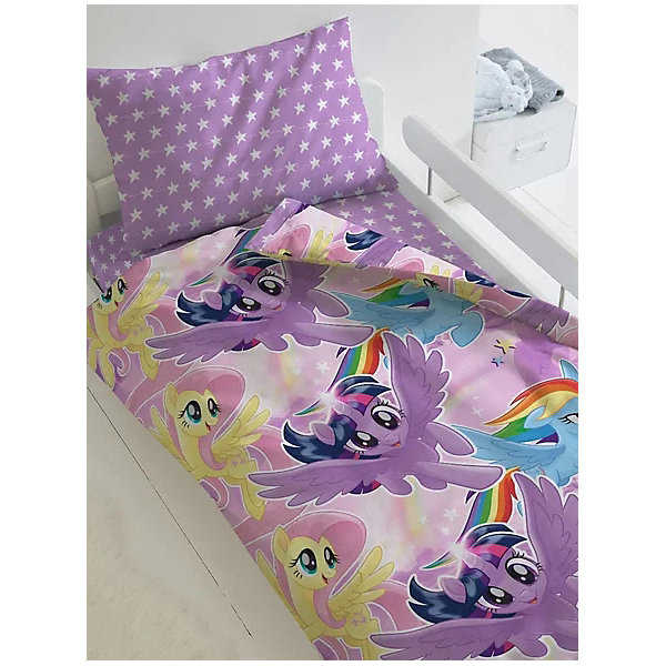 

Комплект постельного белья 1,5 сп Непоседа My Little Pony "Небесные пони, Weiß/beige, Комплект постельного белья 1,5 сп Непоседа My Little Pony "Небесные пони"