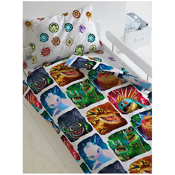 

Комплект постельного белья 1,5 сп Непоседа Как приручить дракона "Драконы, Weiß/beige, Комплект постельного белья 1,5 сп Непоседа Как приручить дракона "Драконы"