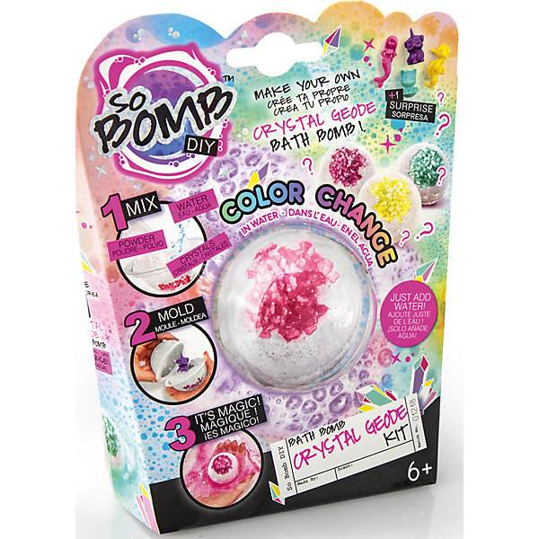 

Набор для создания красной водяной бомбочки Canal Toys So Bomb Diy Crystal Geode, Разноцветный, Набор для создания красной водяной бомбочки Canal Toys So Bomb Diy Crystal Geode