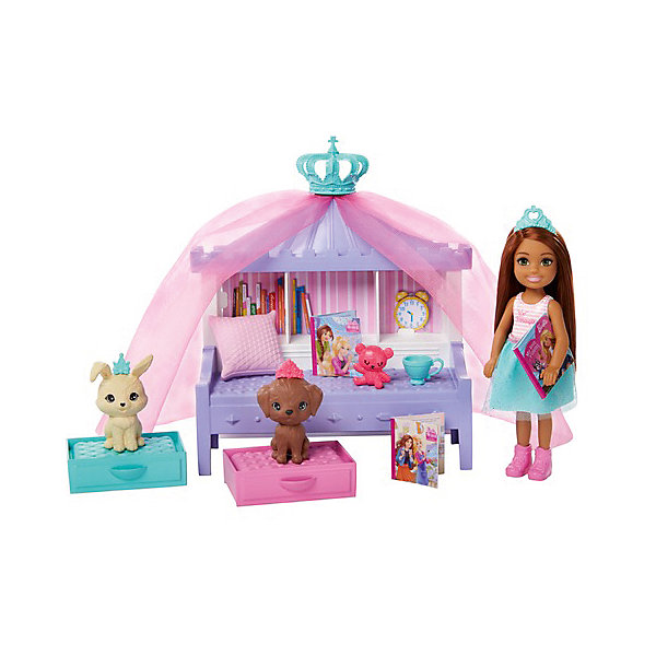 Игровой набор Barbie "Приключения принцессы Челси" Время историй принцессы