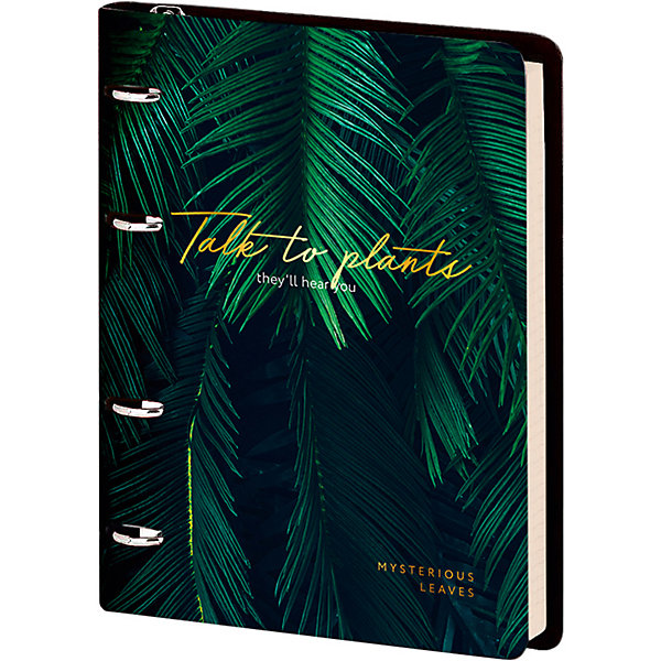 

Тетрадь на кольцах Greenwich Line Vision. Palm leaves А5, 80 листов, Weiß/beige, Тетрадь на кольцах Greenwich Line Vision. Palm leaves А5, 80 листов