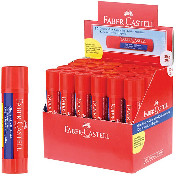 

Клей-карандаш Faber-Castell, 20 г, Weiß/beige, Клей-карандаш Faber-Castell, 20 г