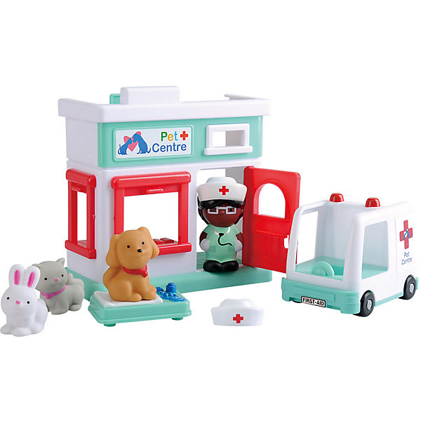 

Игровой набор Playgo "Ветеринарная клиника, Разноцветный, Игровой набор Playgo "Ветеринарная клиника"