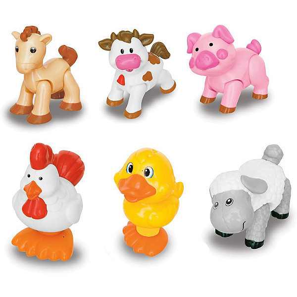 

Набор фигурок Kiddieland "Домашние животные", 6 шт