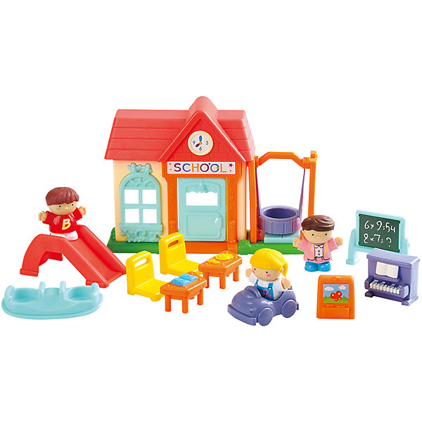 

Игровой набор Playgo "Школа, Разноцветный, Игровой набор Playgo "Школа"