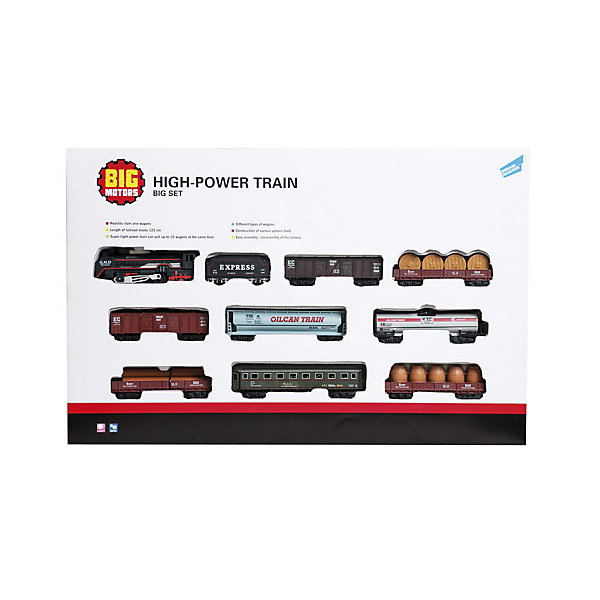 Железная дорога с 9 вагонами Big motors 16503314