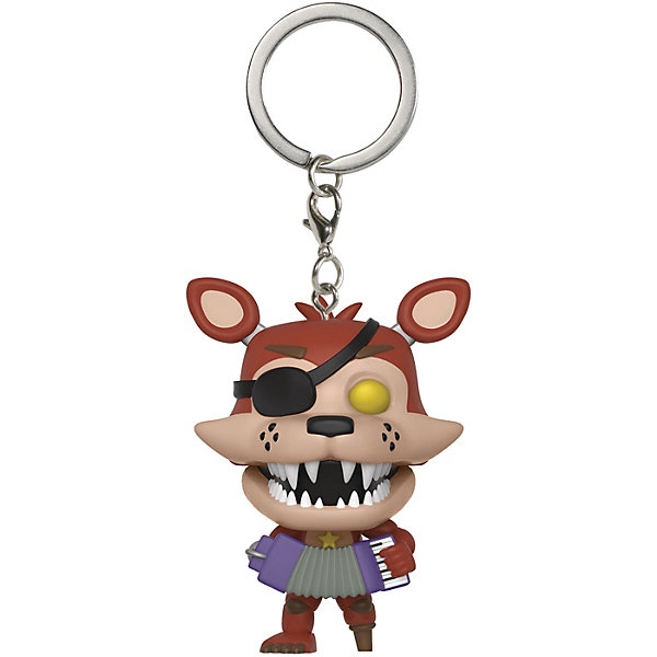 

Брелок Funko Pocket POP! Keychain: FNAF:Pizza Sim: Рок-звезда Фокси, 32154-PDQ, Weiß/beige, Брелок Funko Pocket POP! Keychain: FNAF:Pizza Sim: Рок-звезда Фокси, 32154-PDQ