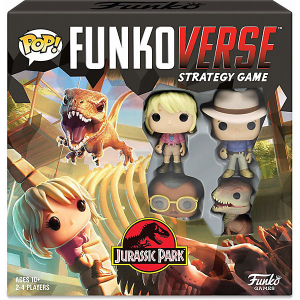 фото Настольная игра funko pop! funkoverse: jurassic park 100 базовый набор 46066